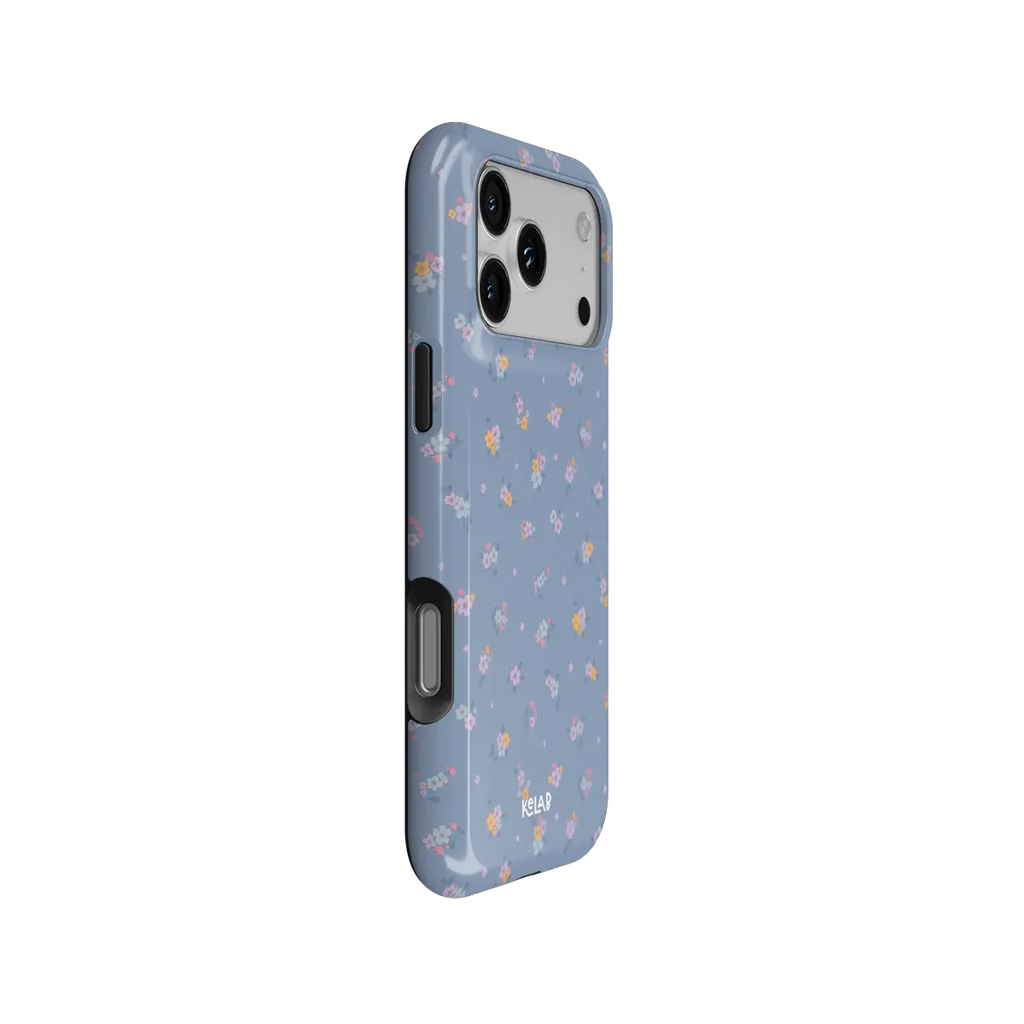 Tiny Meadow | Pastel Blue Floral iPhone Case