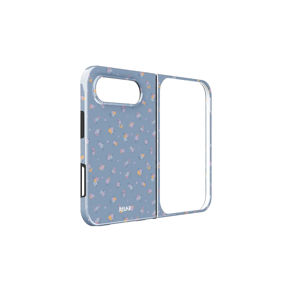Tiny Meadow | Pastel Blue Floral iPhone Case