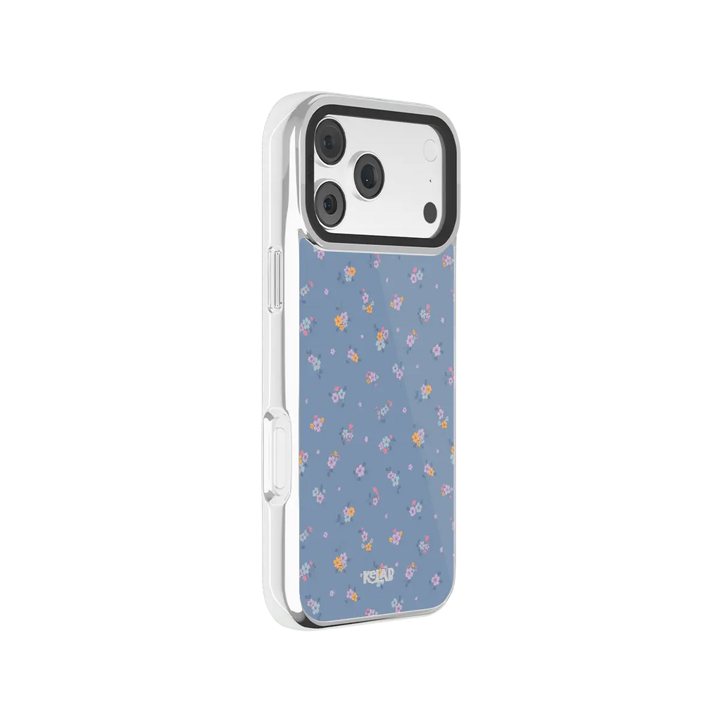 Tiny Meadow | Pastel Blue Floral iPhone Case