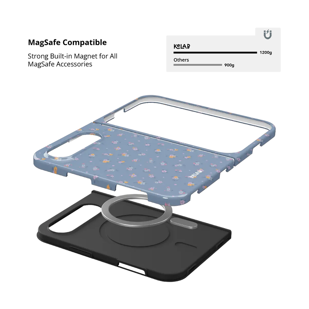 Tiny Meadow | Pastel Blue Floral iPhone Case