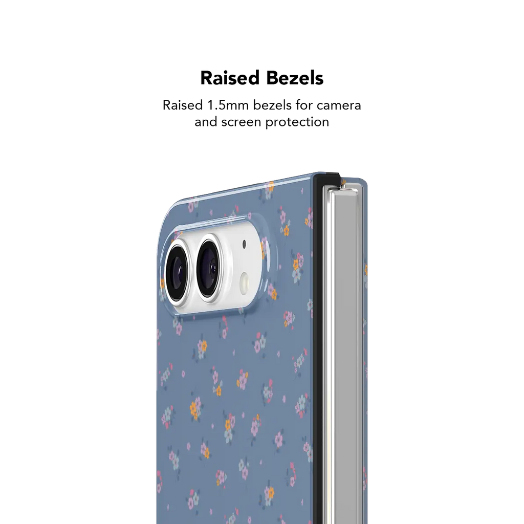 Tiny Meadow | Pastel Blue Floral iPhone Case
