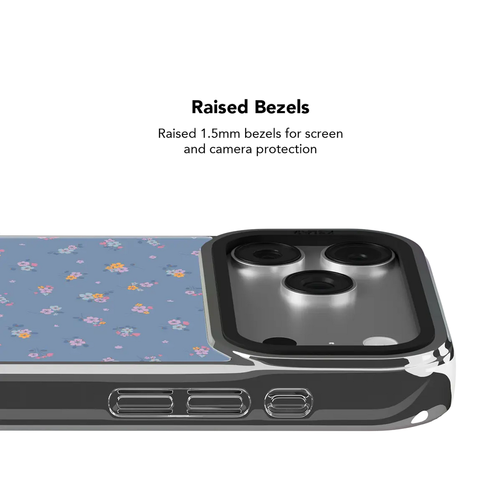 Tiny Meadow | Pastel Blue Floral iPhone Case