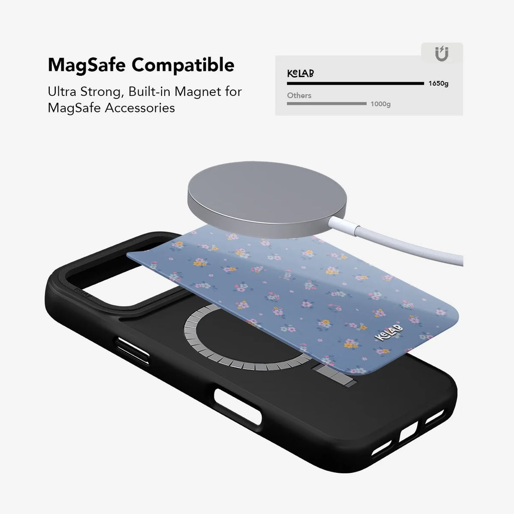 Tiny Meadow | Pastel Blue Floral iPhone Case