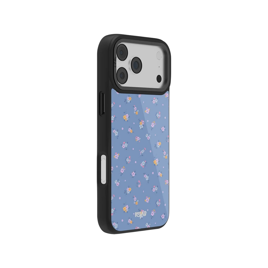 Tiny Meadow | Pastel Blue Floral iPhone Case
