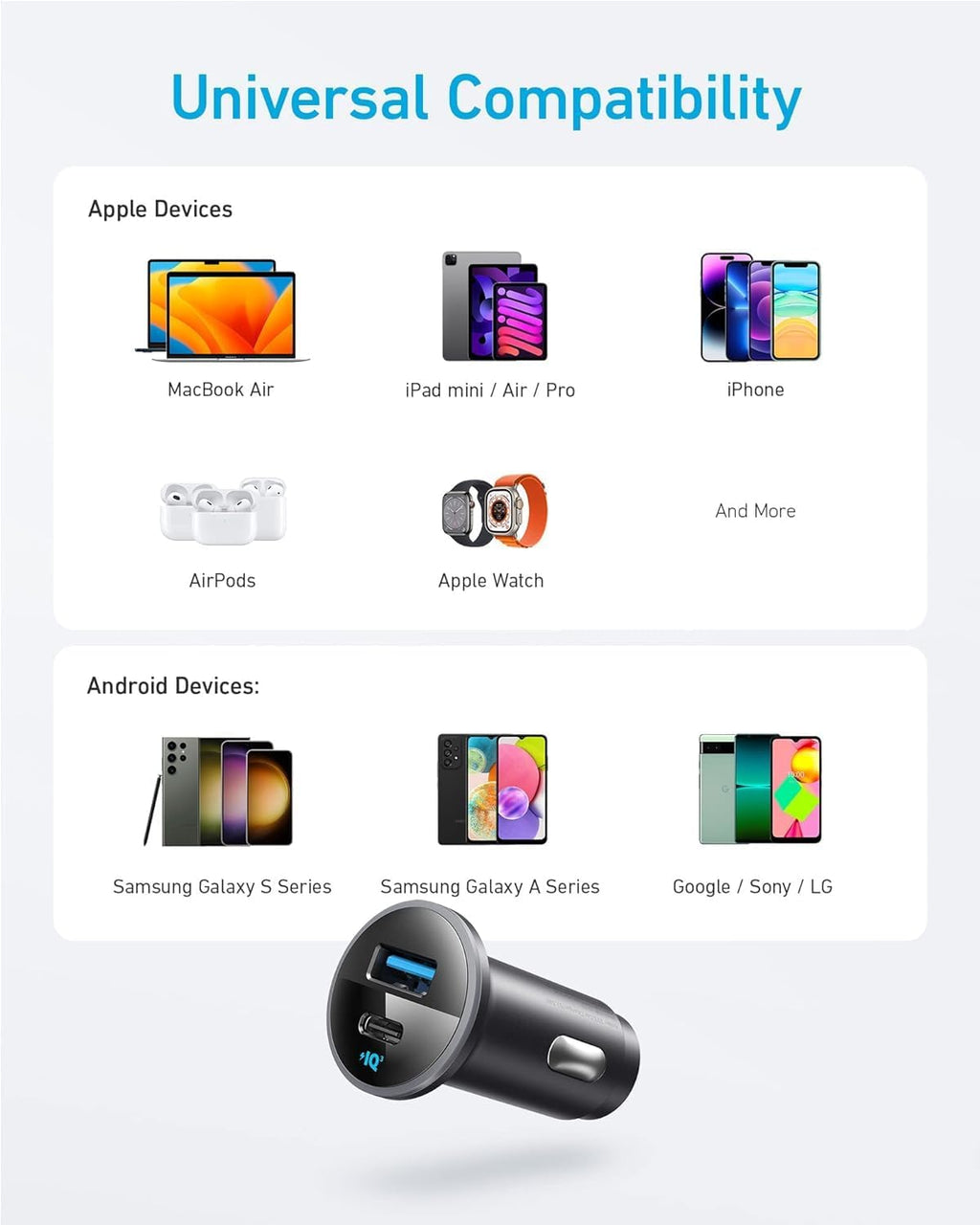Iphone 18 - iPhone 17 Anker Car Charger