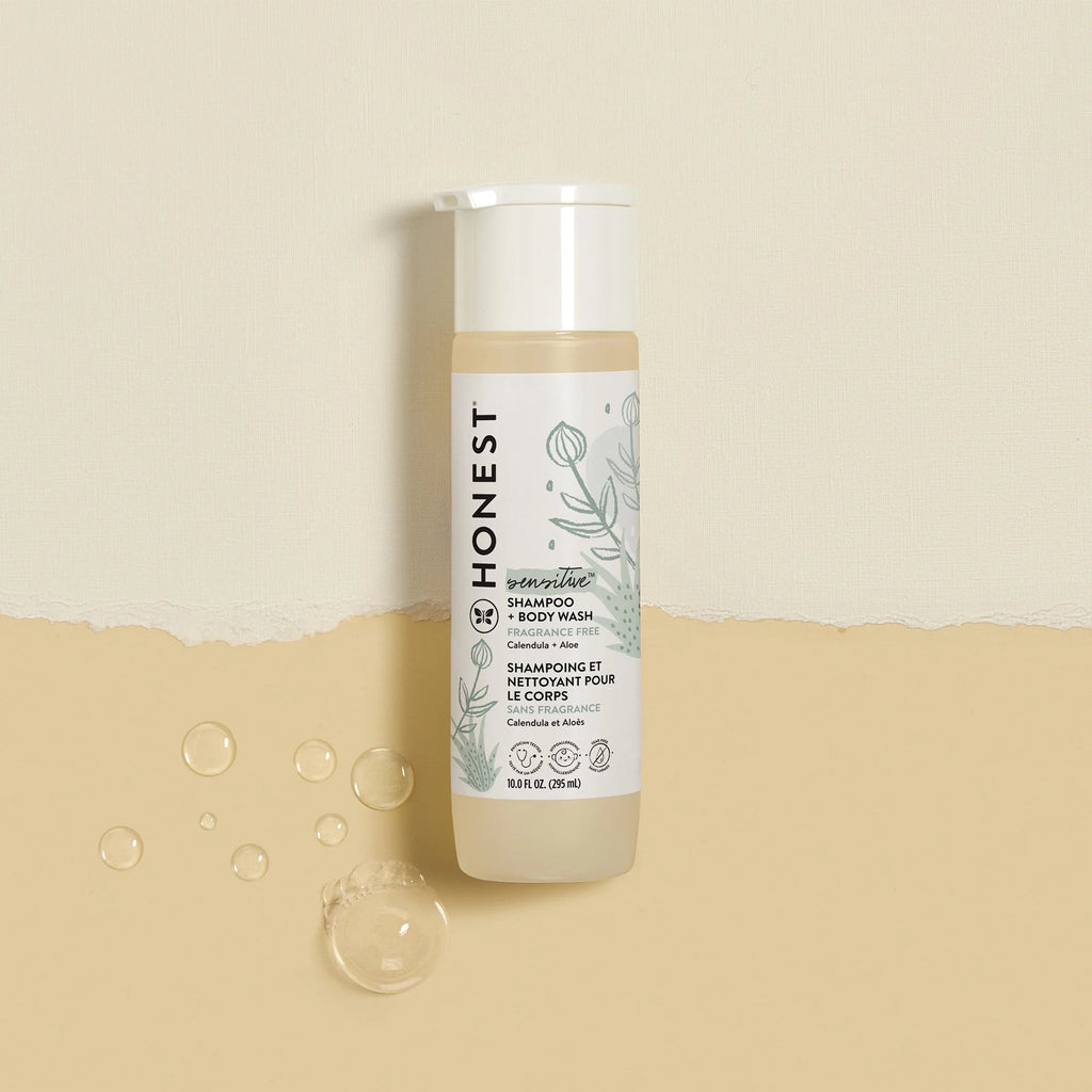 Sensitive 2-In-1 Shampoo and Body Wash, Fragrance Free, 10 Fl Oz