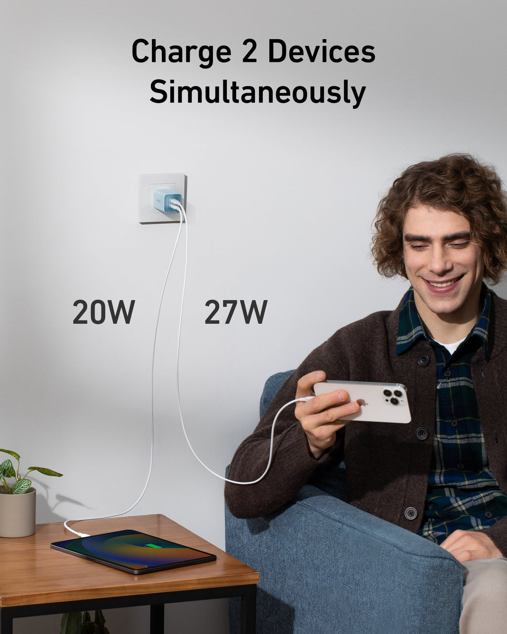 Anker 20W - 47W iPhone 18/ 17 Wall Cube
