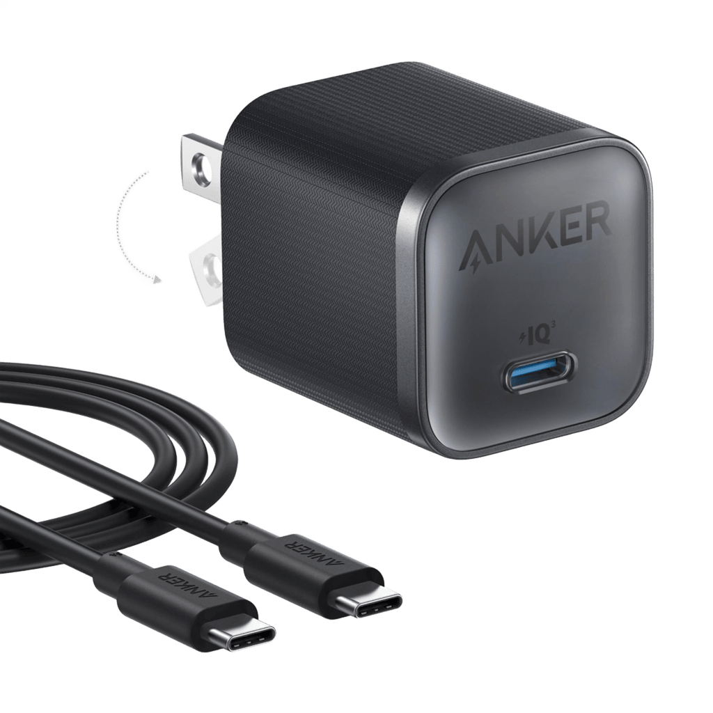 Anker Nano Charger (45W) with USB-C to USB-C Cable IPHONE 18/ IPHONE 17 PRO/PRO MAX
