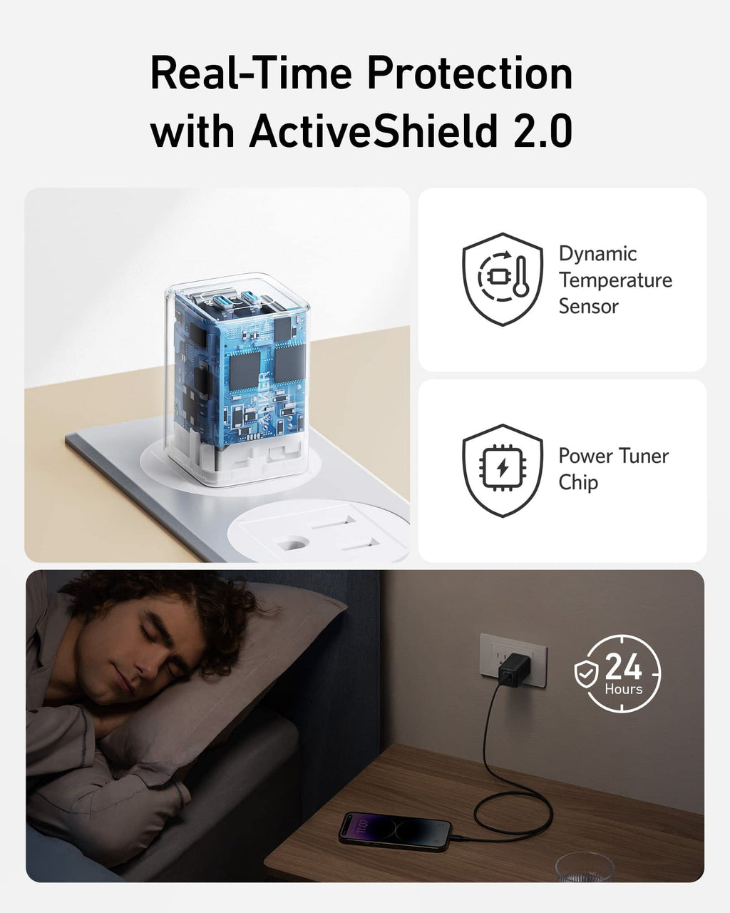 Anker 20W - 47W iPhone 18/ 17 Wall Cube