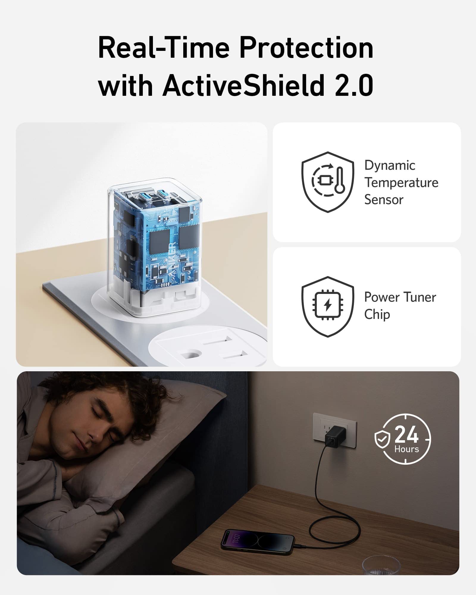 Anker 20W - 47W iPhone 18/ 17 Wall Cube
