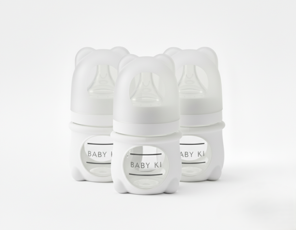 Baby Ki 3-Pack 6oz Glass Bottle
